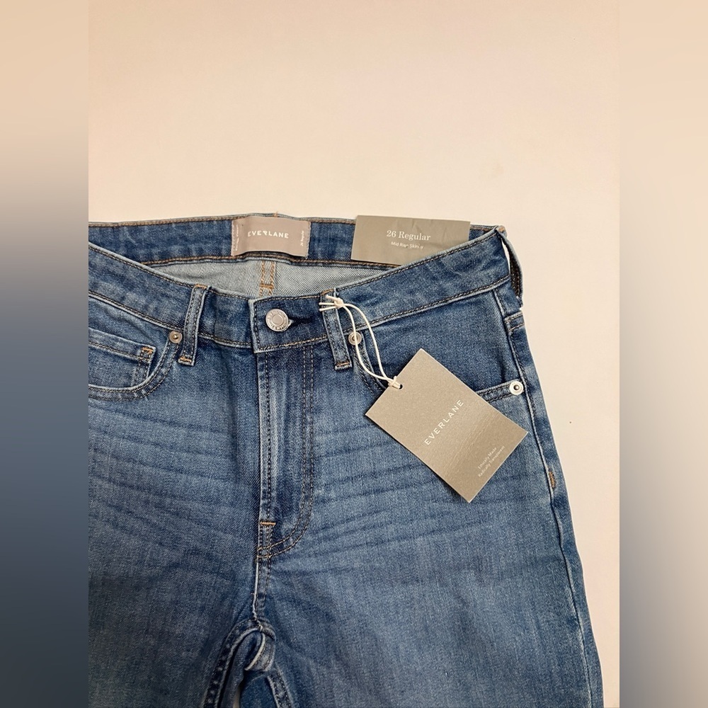 NWT EVERLANE “mid rise skinny” - Picture 2 of 5